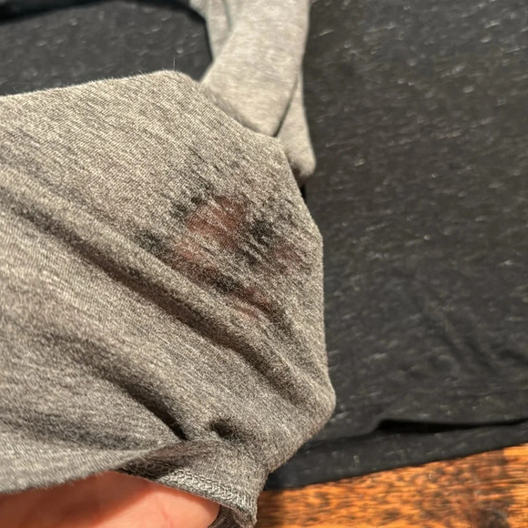 Nirvana Ragland distressed long sleeve thin T shirt size small EDGY FEMININE - Picture 5 of 9